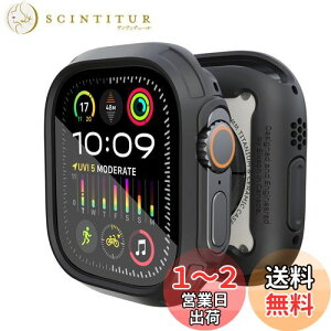 yzElkson Apple Watch Ultra 2/1 op[P[X & XN[veN^[Lbg 49mm Quattro MaxV[Y  ~^[O[h v _ ϏՌ یJo[ KXt iWatchp u