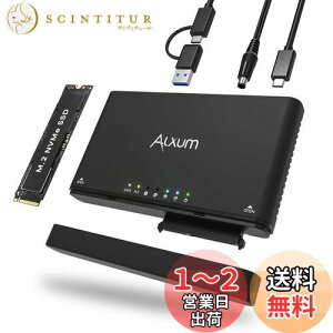 yzAlxum PCIe NVMe M.2 SATA HDD/SSD Ή N[ X^h Type-C/A USB 3.2 Gen2 10Gbpsf[^] N[^ItCRs[@\t 2.5/3.5C` SATA SSD(ML[/B+ML[j2242/2260/2280 