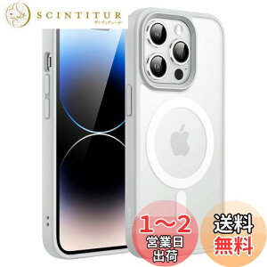 yzJETech iPhone 14 Pro 6.1C`p }Olbg P[X MagSafeɑΉ ̃}bgw ^ ϏՌ Jo[ (O[)