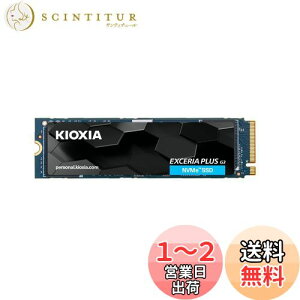 yzLINVA KIOXIA  SSD 2TB NVMe M.2 Type 2280 PCIe Gen 4.0×4 (őǍ: 5,000MB/s) YBiCS FLASH TLC K㗝X EXCERIA PLUS G3 SSD-CK2.0N4PLG3NyK㗝Xۏؕiz