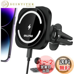 yzOHLPRO Mag-safe ԍ CX[d X}zz_[ }Olbg 15w GARo/_bV{[h iphone15/14/13/12V[YɓKp ԍڃX}zX^hiubNj