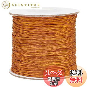 【送料無料】PH PandaHall 1mm ナイロン糸 約100ヤード(91m) 風鈴の紐 交換用 組紐 窓のブラインドの紐 ナイロンコード シェード 修理 ガーデニング ビーズ糸 中国結び ブレスレット 手作り素材