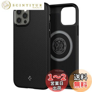 yzSpigen iPhone12Pro P[X iPhone12 P[X MagSafe }Olbg }bg ČRMILKi擾 炳 TPU ~ CX[dΉ ϏՌ 菝h~ }OEA[}[ ACS01865 (}bg