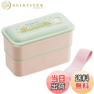 【送料無料】スケーター (skater) 弁当箱 銀イオン Ag+ 抗菌 ふわっと 盛れる パッキン 一体型 2段 550ml すみっコぐらし ねこのきょうだい PALW6AG