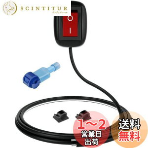 yzKILIGEN 12V-110V/10A SPST ԂH`̃y[Xg^Cṽ{^XCb`AtHOhCrOCgAlICgALEDCgo[p̃It/IXCb`i1mCtj