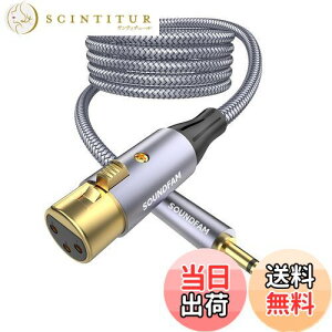 yz3.5mm to XLRCSOUNDFAM 3.5mm (IX) to XLR (X) ϊP[u AoXڑ }CNP[u ϊP[u }CNpXs[J/R\[/p[Av/e[vR[_[/gѓdb/