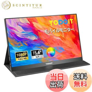 yzYodoit oCj^[ oCfBXvC |[^uj^[ y A~ MD 100sRGB VESA 15.6C` 1080P FHD Tpye-C/mini HDMI Jo[t ^ѕ֗ Xs[J[ 