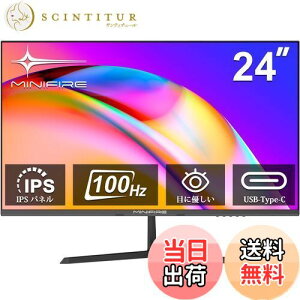 yzMinifire 24C` j^[ IPS fBXvC 100Hz tHD HDR10 u[Cgy tbJ[t[ VESAΉ t[X HDMI USB Type-C Xs[J[t (MF24X3Aj