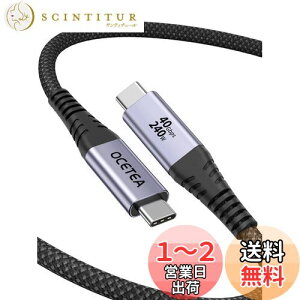 yzOcetea USB4 P[u thunderbolt 4 P[u USB-IFF 240W }[d USB C to USB C P[u 40Gbps T_[{g 4P[u Ή Thunderbolt 3A 8K@60Hzfo iC҂ MacBookAMac Pro/