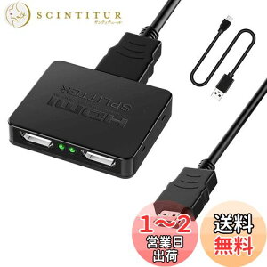 yzHDMI z 1 2o yangoo o HDMI Xvb^[ nu 2 hdmi  I[fBI 4K 3D 1080p o ~[[h ڑȒP PS5|Xbox|fire tv stick|HDTV|DVD|PCȂǕLΉ (