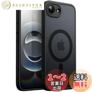 yzJETech iPhone 16e 6.1C`2025p }Olbg P[X MagSafeɑΉ ̃}bgw ^ ϏՌ X}zJo[ (ubN)