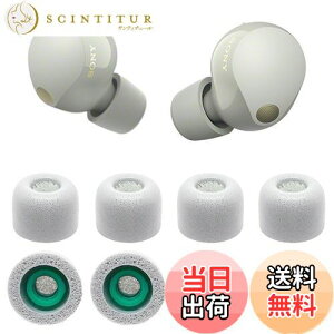 【送料無料】VSuRing イヤーピース ソニー用 WF-1000xm5 交換用 8個 低反発ウレタン製 耳垢ガード フィルター付 Fit in the Case 遮音性 滑り止め 柔らかい 付けたまま充電可能 フィット感向上 メモリ