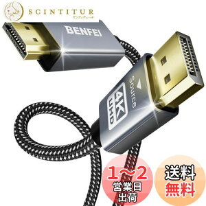 yzBENFEI 4K DisplayPort - HDMI 0.9m P[u [A~jE VFAiCґg]AP DP 1.2 Rs[^[ to HDMI 1.4 XN[ P[u HPAThinkPadAAMDANVIDIAAfXNgbvȂ