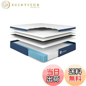 【送料無料】Avenco マットレス セミダブル 高反発マットレス 超厚24cm ポケットコイルマットレス 体圧分散 スマットレス 竹炭メモリーフォーム 消臭 ベッドマットレス 9ゾーン構造 セミダブ