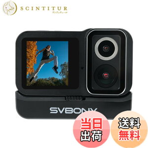 �y���������z�A�N�V�����J���� SVBONY ACT50 ���闼�p�����Y�i�f�C���i�C�g�����Y�j���� 4K30fps 30m �h�� �f���A���X�N���[�� 8 �{�Y�[�� �X���[���[�V�����E�^�C�����v�X�B�e�Ή� ���O�o�b�e��