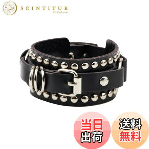 �y���������z[APOSITV] �u���X���b�g �X�^�b�Y �x���g �o���O�� ���b�N ���^�� �p���N �� �� �o�b�N�� �j�����p �F�F�u���b�N