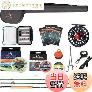 �y���������zM MAXIMUMCATCH Maxcatch Premier 3-12wt �t�@�[�X�g�A�N�V���� �t���C���b�h�J�[�{�����b�h �n�C�p�t�H�[�}���X�̂��߂� �F�F�t���C���b�h�Z�b�g�A�T�C�Y�F3 wt-8'4���b�h�A3/4wt���[��
