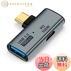 �y���������zleizhan 2-in-1 Type-C�ϊ��A�_�v�^ PD100W �[�d + 3.2 �f���A���|�[�g�ϊ��A�_�v�^ 10Gbps�����f�[�^�]���T�|�[�g OTG�@�\ HD�v���W�F�N�^�A�n�[�h�h���C�u�A�J�[�h���[�_�[�A�L�[�{�[�h