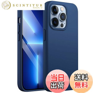 �y���������zJETech iPhone13 Pro Max �V���R���P�[�X (13ProMax 6.7�C���`��p) �V���L�[�\�t�g�^�b�`�t���{�f�B�ی�P�[�X �}�C�N���t�@�C�o�[���C�j���O�t���ϏՌ��J�o�[ �F�F�R�o���g�u���[�A�T