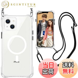 �y���������zMagSafe�Ή� iPhone �p �P�[�X�N���A �X�g���b�v �V�����_�[ �}�O�l�b�g���� �F�F�N���A�A�T�C�Y�FiPhone SE3