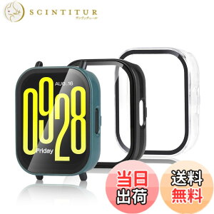 �y���������zaceyoon �V���I�~(Xiaomi) Redmi Watch 5 Active �p �ی�P�[�X 3�p�b�N 2 in 1 �t���v���e�N�V�����n�[�hPC�P�[�X HD�����X�N���[���v���e�N�^�[ �����x�ی�P�[�X�t�� �L�Y �Ռ� ��U�h�~