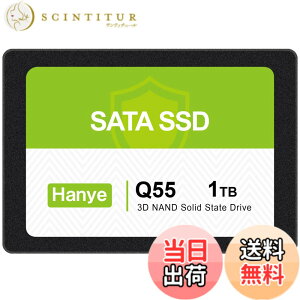 �y���������zHanye �����^SSD 2.5�C���` 7mm SATAIII 6Gb/s 3D NAND�̗p �A���~��➑� ���K�㗝�X�i ����3�N �F�F�u���b�N�A�T�C�Y�F1TB
