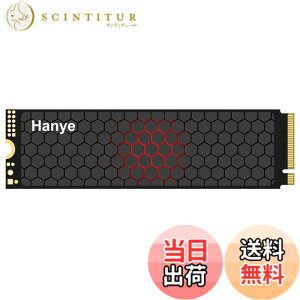 �y���������zHanye E500P ����SSD PCIe Gen5 M.2 NVMe 2280 DRAM���� �������Ǎ�14200MB/s����13400MB/s SMI 6nm�R���g���[���[���� PS5����m�F�� HPC/�Q�[�~���OPC/�N���G�C�^�[�����������K�i���[�J�[5�N �T�C�Y