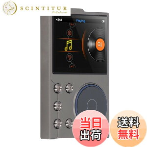 �y���������zHiFi MP3 �v���[���[�A���X���X DSD FLAC HD ���y�v���[���[�ABluetooth 5.3 �t���A2.4 �C���`��ʃ|�[�^�u�� �f�W�^�� �I�[�f�B�I �v���[���[�A16 GB �������A�����o�b�e���[�����A�ő� 25