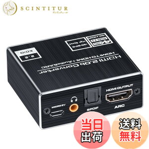 �y���������zBLUPOW 4K60Hz HDMI2.0�Ή�����������(���f�W�^���E3.5mm�X�e���I�����o��) ARC�Ή� �f�W�^���I�[�f�B�I�E�T�E���h���� PS5�EPS4Pro�EBD���R�[�_�[�EFire TV�����̉������z�� VA98 �F�F4K60Hz/HD