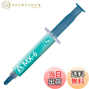 �y���������zARCTIC MX-6 (8 g) - Ultimate Performance Wrmeleitpaste fr CPU, Konsolen, Grafikkarten, Laptops, sehr hohe Wrmeleitfhigkeit, Lange Haltbarkeit, Nicht leitend, Nicht kapazitiv �F�FzxaS1029�A�T�C�Y�FzxaS1029