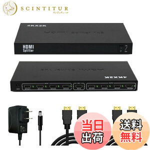 �y���������zHDMI���z�� 1����8�o�� HDMI�X�v���b�^�[ 8��ʓ����o�� 4K30HZ/1080P/HDTV/Xbox/PS5/PS4/PS3/DVD�v���[���[�ȂǑ��l�ȋ@��Ή� (HDMI 2.0 �P�[�u�� �AUSB�d���P�[�u���t���j (1����8�o�� 4K@30HZ) �F