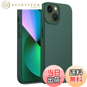 �y���������zJETech iPhone13 mini �V���R���P�[�X(5.4�C���`��p) �V���L�[�\�t�g�^�b�`�t���{�f�B�ی�P�[�X �}�C�N���t�@�C�o�[���C�j���O�t���ϏՌ��J�o�[ �F�F�~�b�h�i�C�g�O���[���A�T�C