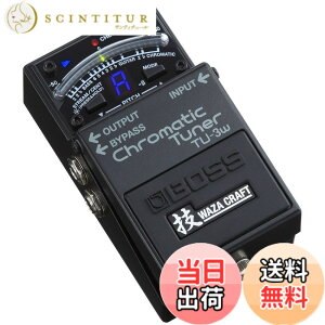 �y���������zBOSS/�ZWAZA CRAFT TU-3W MADE IN JAPAN Chromatic Tuner TU-3W �`���[�i�[ �{�X �F�F�u���b�N