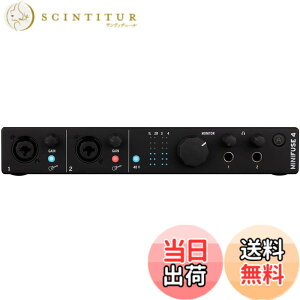 �y���������zArturia �A�[�g���A ���y����\�t�g�t�� �|�[�^�u���E�I�[�f�B�I�C���^�[�t�F�C�X MiniFuse �F�F�u���b�N