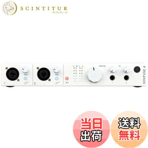 �y���������zArturia �A�[�g���A ���y����\�t�g�t�� �|�[�^�u���E�I�[�f�B�I�C���^�[�t�F�C�X MiniFuse �F�F�z���C�g