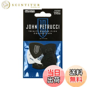 �y���������zJim Dunlop (�W�� �_�����b�v) JOHN PETRUCCI TRINITY PICK Collection �W�����E�y�g���[�V �g���j�e�B �s�b�N �R���N�V���� 6������ PVP124 PETRUCCI �F�F�u���b�N�A�T�C�Y�FTrinity