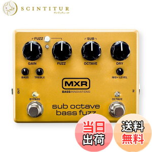 �y���������zMXR �G�t�F�N�^�[ M287 �T�u �I�N�^�[�u �x�[�X �t�@�Y Sub Octave Bass Fuzz