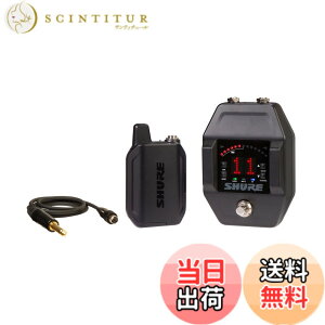 �y���������zSHURE GLX-D16+ / 6+ �M�^�[�y�_���E���C�����X�V�X�e�� �M�^�[/�x�[�X ���C�����X�� ���� 2.4GHz �ȒP�E����ڑ��y�������K�i�z �F�F�u���b�N