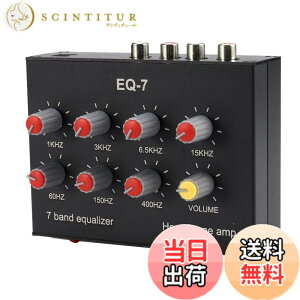 �y���������zXsdjasd EQ-7 �J�[�I�[�f�B�I�w�b�h�Z�b�g�A���v 7�o���hEQ�C�R���C�U�[ 2�`�����l���f�W�^���T�E���h�C�R���C�U�[ �F�F�u���b�N