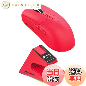 �y���������zMAMBASNAKExATTACK SHARK X6 ���y�ʃQ�[�~���O�}�E�X 49g PAW3395�Z���T�[ ���C�����X �}�E�X 3���[�h�ڑ� 2.4Ghz/Bluetooth/Type-C 6���x��DPI�ؑ� 26000DPI 200���ԘA���g�p�\ �}�O�l�b�gRGB�[�d�X