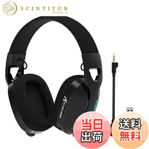 �y���������zMAMBASNAKExATTACK SHARK L90 �Q�[�~���O�w�b�h�Z�b�g lightseed�����Z�p �y�ʉ� 216g 7.1ch ���̉��� �X�e���I 40MM�h���C�o�[ ����x�� 3���[�h�ڑ��i3.5mm�L��/BT/2.4G�����j���C�A���X�w�b�h�Z