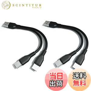 �y���������zF.Wave�y((20cm 2�{�Z�b�g)) �[�d & �f�[�^�]�� Type C ��҃P�[�u�� ���F �z 1�{�� USB�[C �X�}�z �^�u���b�g��2�䓯���ɏ[�d TypeC Y���P�[�u�� ����P�[�u�� �f�[�^�ʐM 2 in 1���֗� USB�P