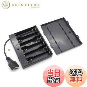 �y���������zSound Wave ((ON/OFF�X�C�b�`�t��)) USB���X �P�[�u���t �d�r�{�b�N�X �P3�d�rx4�{�p ���� 6V �d�r�P�[�X �d�r�z���_�[ USB-A �A���J��AA�d�r LED���C�g�X�g���b�v�ƃ��W�R�� ���̑��d�q�@