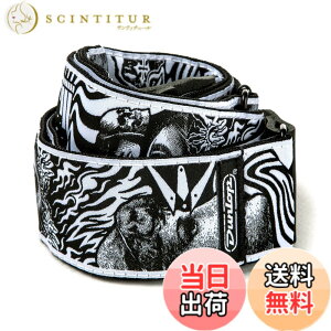 �y���������zJim Dunlop (�W�� �_�����b�v) ILOVEDUST Strap �F�FSkulls Black/White�A�T�C�Y�FFree Size