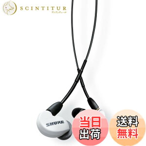 �y���������zSHURE �C���z�� �L�� SE215 SPE-A �u���[ ���Չ��� �F�F�z���C�g�A�T�C�Y�F��