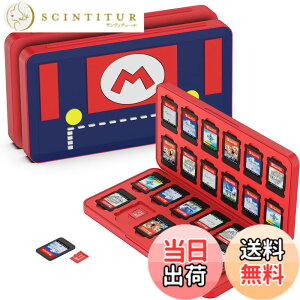 �y���������zGeeRic 24�� �Q�[���J�[�h ���[�{�b�N�X �X�C�b�` �Ή� �\�t�g�P�[�X 24��Micro SD �������[�J�[�h ���[�� Switch/Switch Lite/Switch OLED ���f���Ή� �R���p�N�g ���^ �y�� �h�o �����^ ����