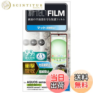 �y���������z�G���R�� AQUOS sense8 / 7 / 6s / 6 (SH-54D / SHG11 ��) �t�B���� �w��F�ؑΉ� ���� �ϏՌ� �Ռ��z�� �R�� �w��h�~ �C�A�h�~ �N���A PM-S234FLFPA �F�F�N���A