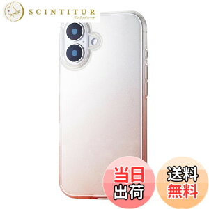 �y���������z�G���R�� iPhone 16 �P�[�X �N���A �O���f�[�V���� ���� �}�C�N���h�b�g���H �\�t�g TPU �X�g���b�v�z���_�[�V�[�g�t meliano ���킢�� ������� �G�������h PM-A24AUCWCGGN �F�F�s�[�`