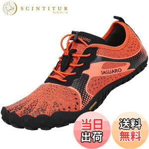 �y���������z[SAGUARO] �x�A�t�b�g �����j���O�V���[�Y �|�[�^�u�� �t�B�b�g�l�X�V���[�Y �_�� ���y�� �ʋC�� �F�F�I�����W�A�T�C�Y�F23.0 cm