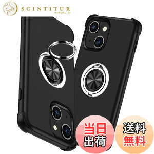 �y���������zTMUJWS iPhone 13 mini �P�[�X �����O�t�� �Ռ��z�� �V���R�� ��d�\�� TPU PC �ϋv�� �ČRMIL�K�i �w��h�~ �A�C�t�H�� 13�~�j �P�[�X �ϏՌ� �o���p�[ �S�ʕی� �ԍڃz���_�[�Ή� �ϖ��C